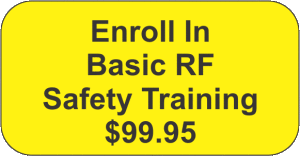 RF Safety Training button